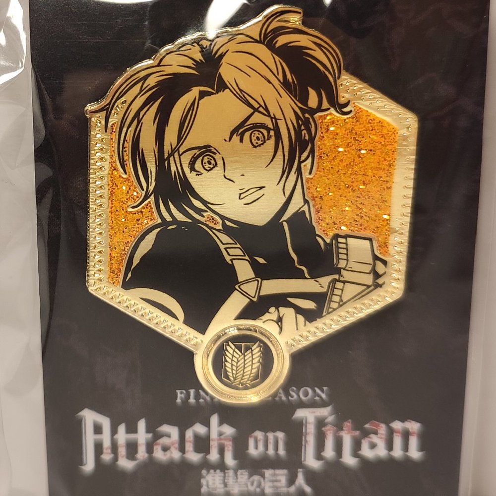 Attack On Titan Sasha Braus Golden Series Collectible Enamel Pin